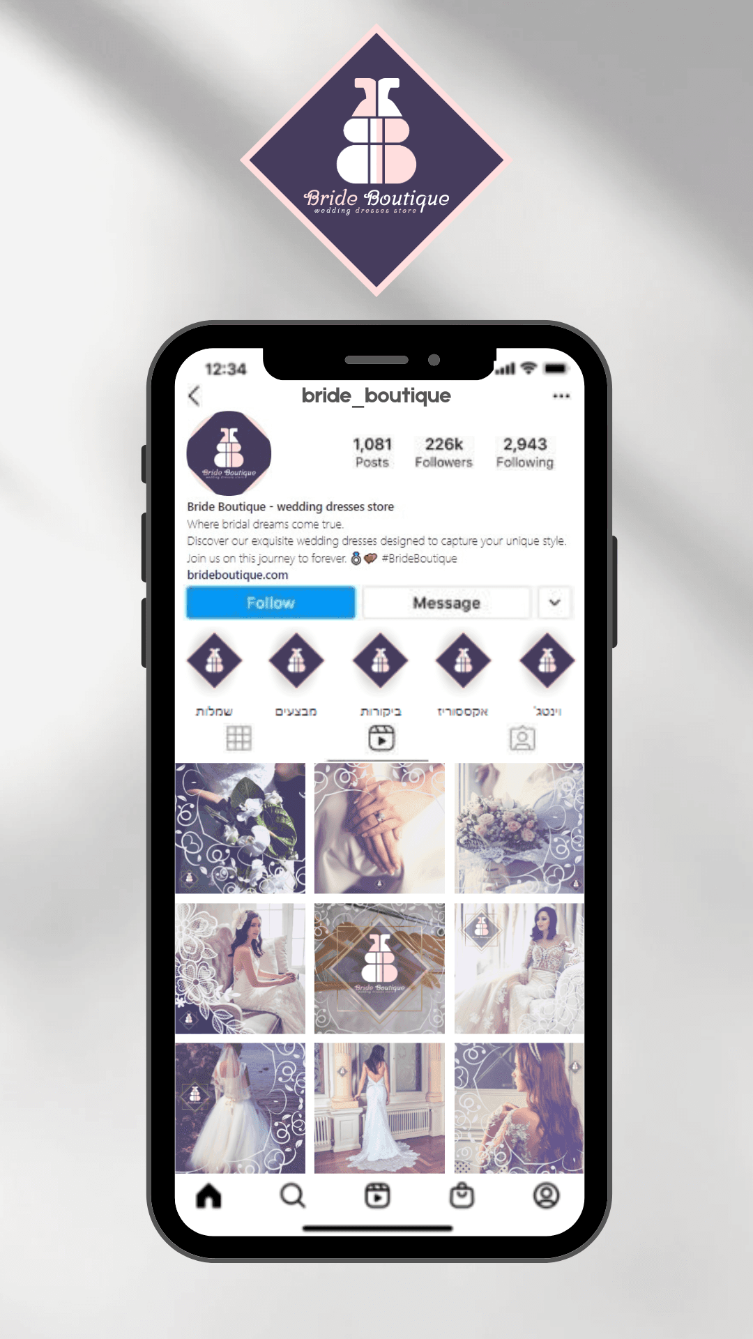 Bride Boutique instagram image